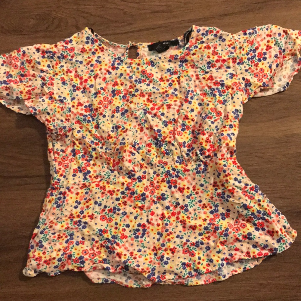 Flowery Forever 21 shirt